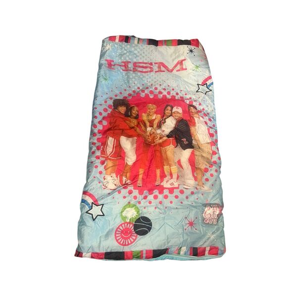 Disney High School‎ Musical Sleeping Bag 52” x 25” Pink Blue - Picture 1 of 4